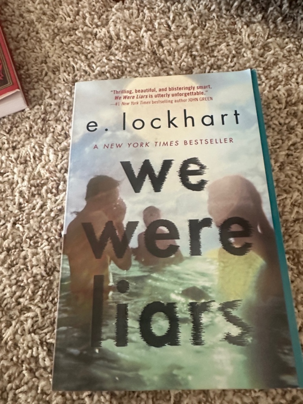 We Were Liars by e. lockhart - Turquoise/Green Cover